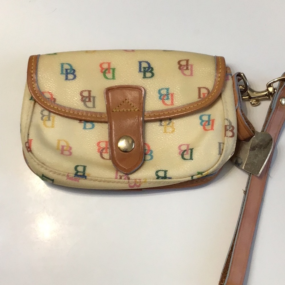 Vintage Dooney & Burke Snap Wristlet